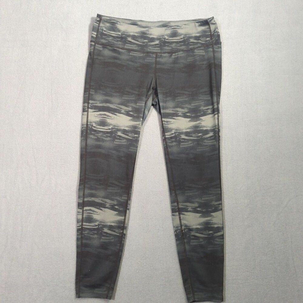 Athleta Pants Women's L Grey Gussett Cool Max Leggings 138419
